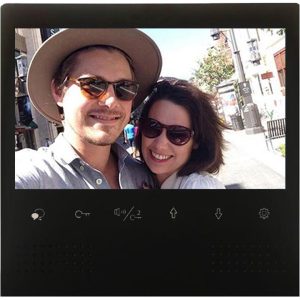 FC45/NT/B έγχρωμη οθόνη θυροτηλεόρασης 7 ιντσών, black