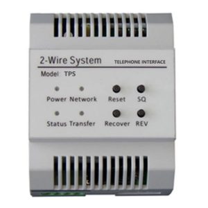 FC-TPS  Σύνδεση οθόνης με τηλεφωνικό κέντρο 2 καλωδίων