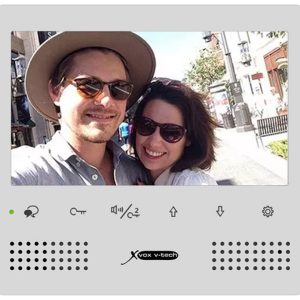 FC45/NT έγχρωμη οθόνη θυροτηλεόρασης 7", ανοιχτής ακρόασης, 2 καλωδίων